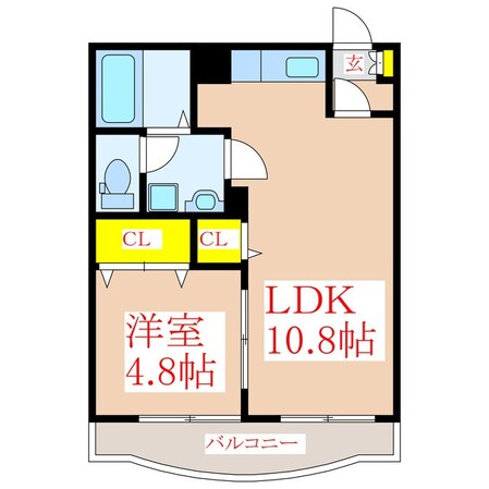 ＲｏｓｅＣｉｔｙ　ＭⅢの物件間取画像